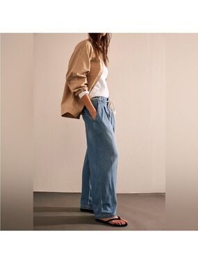 NWT Free People We The Free Dakota Cinched Pull-On Jeans Size S